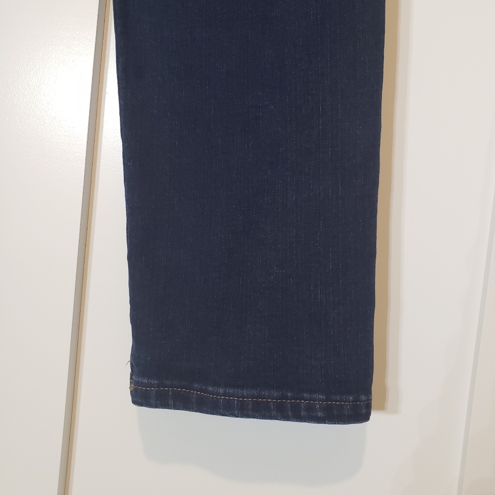 Chico's So Slimming Jeans Mid-rise Straight Darkwash Stretch Size 2.5 Like New - Picture 11 of 12